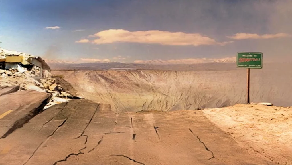 Sunnydale crater - Buffy the Vampire Slayer