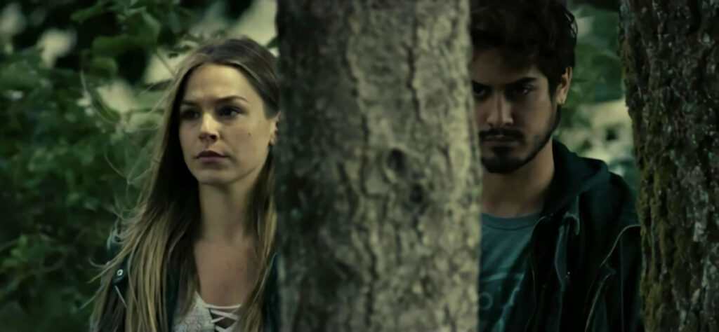 Elise Gatien as Maggie and Avan Jogia as Roman - Ghost Wars