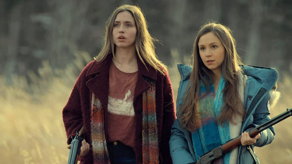 Natalie Krill as Willa and Dominique Provosst-Chalkley as Waverly - Wynonna Earp 112