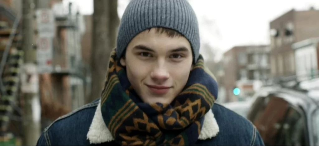 Pier Gabriel-Lajoie in the final frame of the film -Gerontophilia