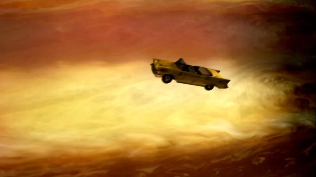 The car jettisoned over Jupiter - Strange Frame Love and Sax