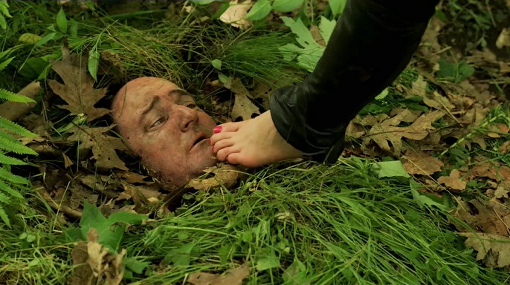 Frost as Clio's friend Lazy John, who fell asleep against a tree and was buried by monkeys - Lost Girl 403