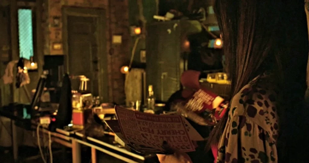 Ad for Grimley's Cherry Fest - Lost Girl 401