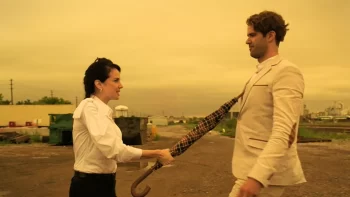 Mia Kirshner and Benjamin Ayres - Lost Girl