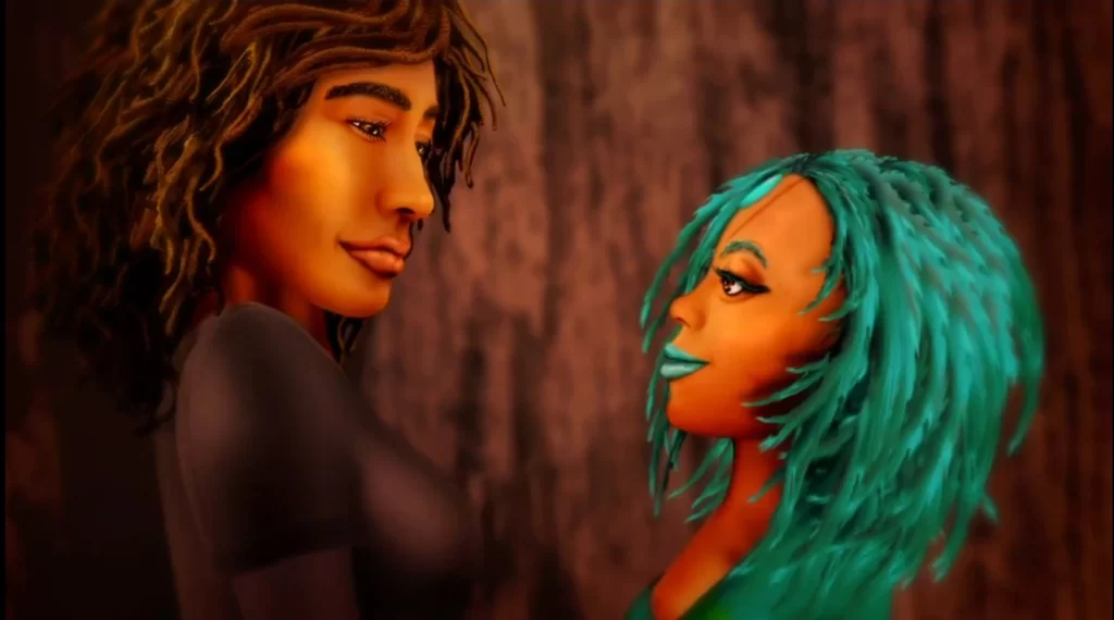 Parker (Claudia Black) and Naia (Tara Strong) - Strange Frame Love and Sax