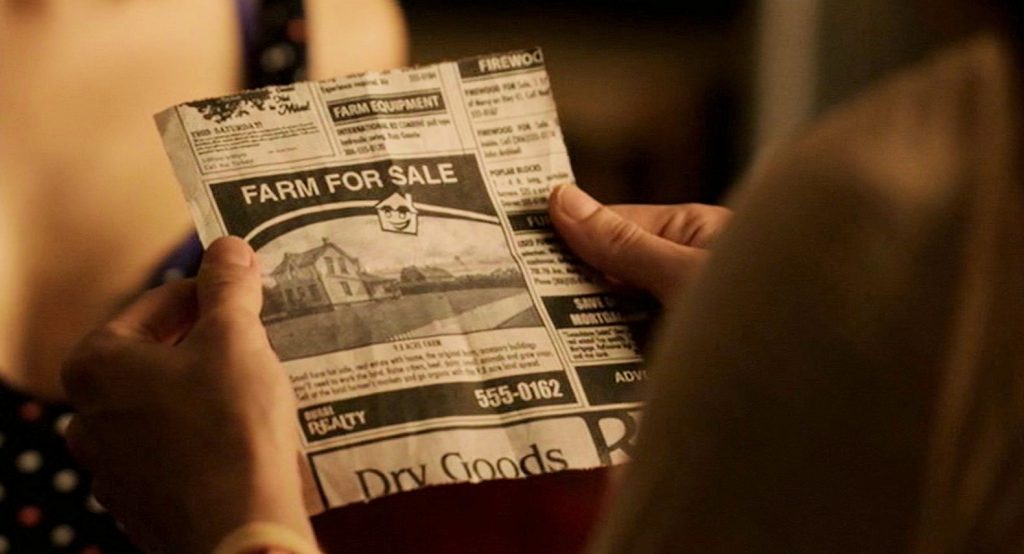 Real Estate Ad for the farm Crystal wants to buy - Lost Girl 403