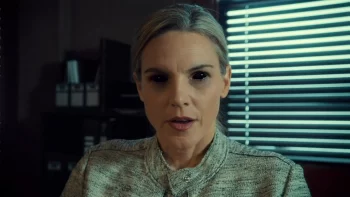 Kate Drummond as Agent Jeannie Lucado possessed by Mikshun - Wynonna Earp 205