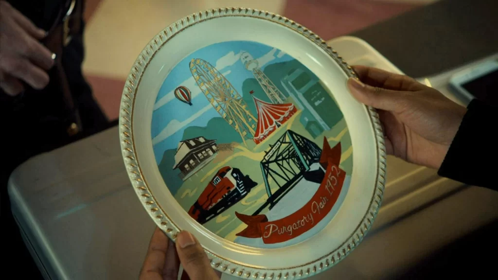 Purgatory Fair 1952 commemorative plate - Wynonna Earp - 205