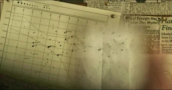 Two views of The Pleiades - Project Blue Book 109