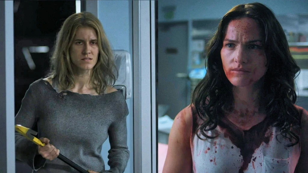 Alison Wandzure as Nicole and Kellyi Overton as Vanessa - Van Helsing 101