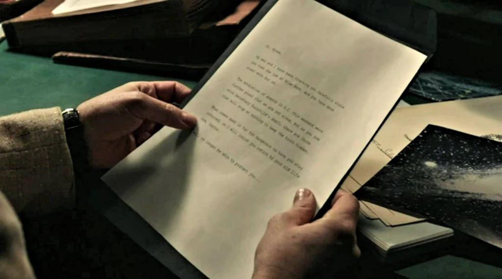 Anonymous letter to Hynek - Project Blue Book 110