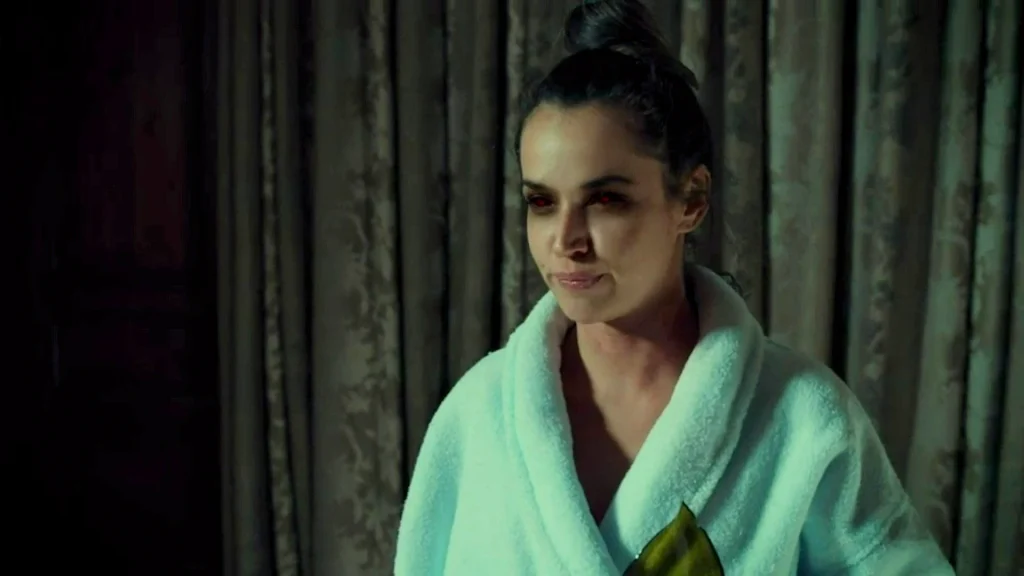 Rosita (Tamara Duarte) reveals herself as a revenant - Wynonna Earp 209