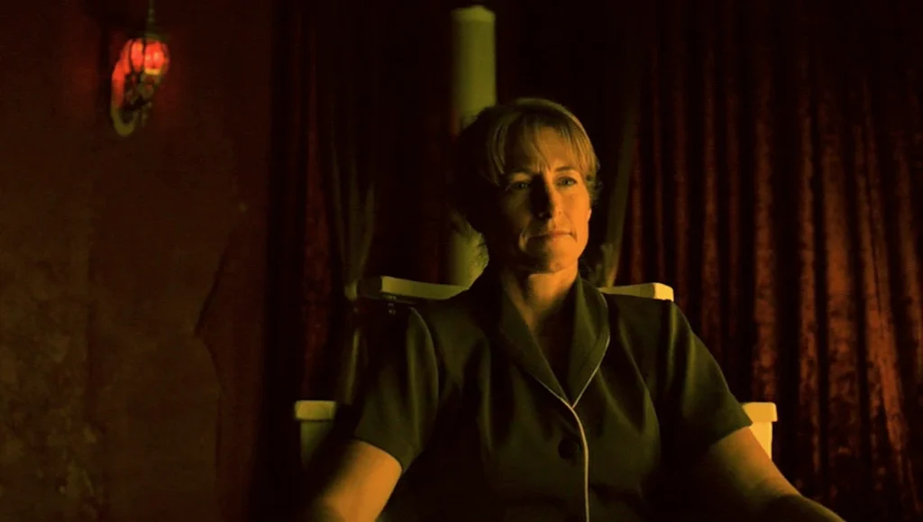 Erin Jarvis as a nurse caring for baby Bo - Lost Girl 309