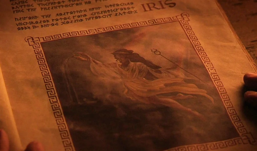 Illustration of Iris in one of Trick's books - Lost Girl 507