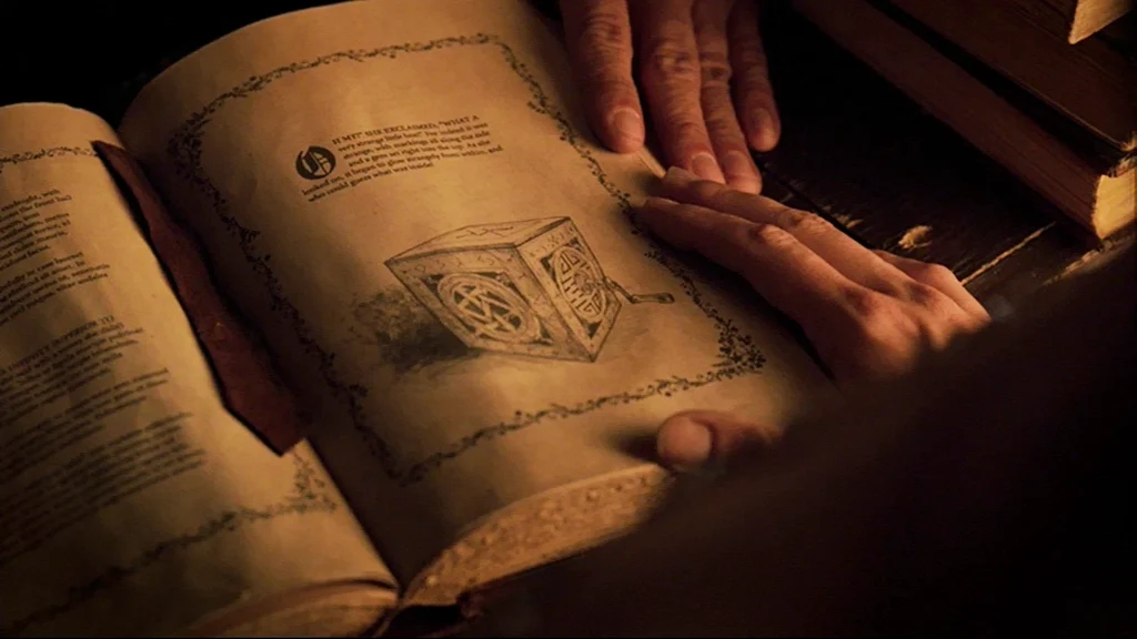 Page about The Adamantine Box in Trick's reference library - Lost Girl 508