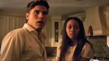 Mark (Luke Bilyk) and Iris (Shanice Banton) - Lost Girl 508
