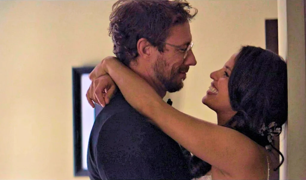Kris Holden-Ried as Michael and Athena Karkanis as Donna - She Came Back