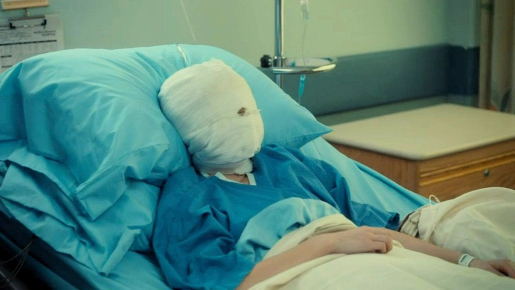 Mercedes Gardner in hospital after being rescued by Dolls - Wynonna Earp 210
