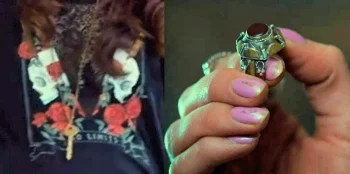 Design on Wynonna's t-shirt and Doc's ring - Wynonna Earp 210